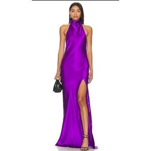 Amanda Uprichard x REVOLVE Marla Gown in Ultraviolet